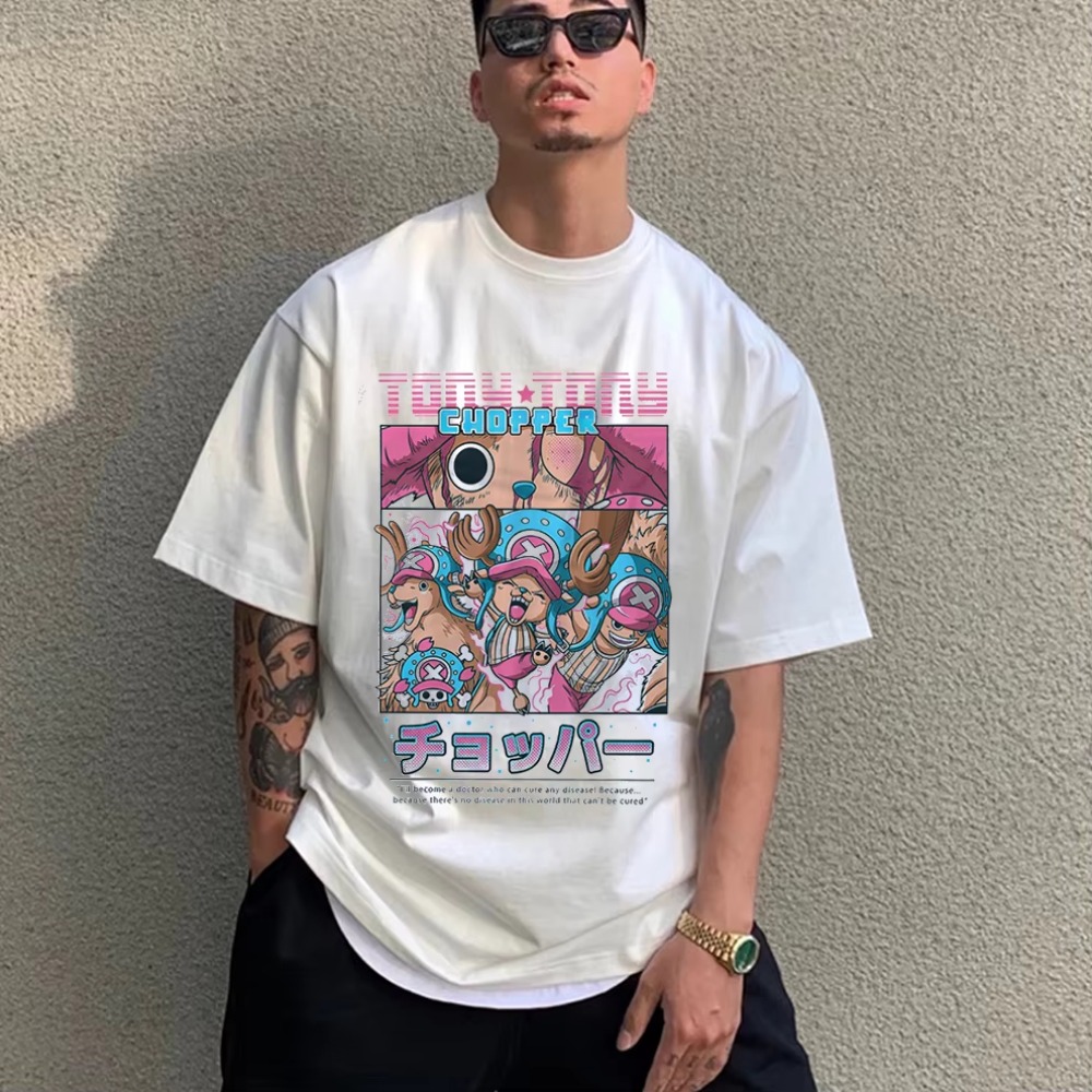 Anime Merchandise Shop - Men's T-Shirt Anime One Peice Chopper