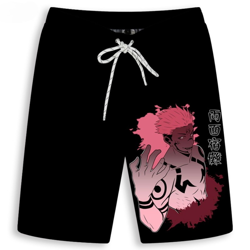 Men's Gojo Satoru Printed Shor - Anime Merchandise Shop 评论和价格
